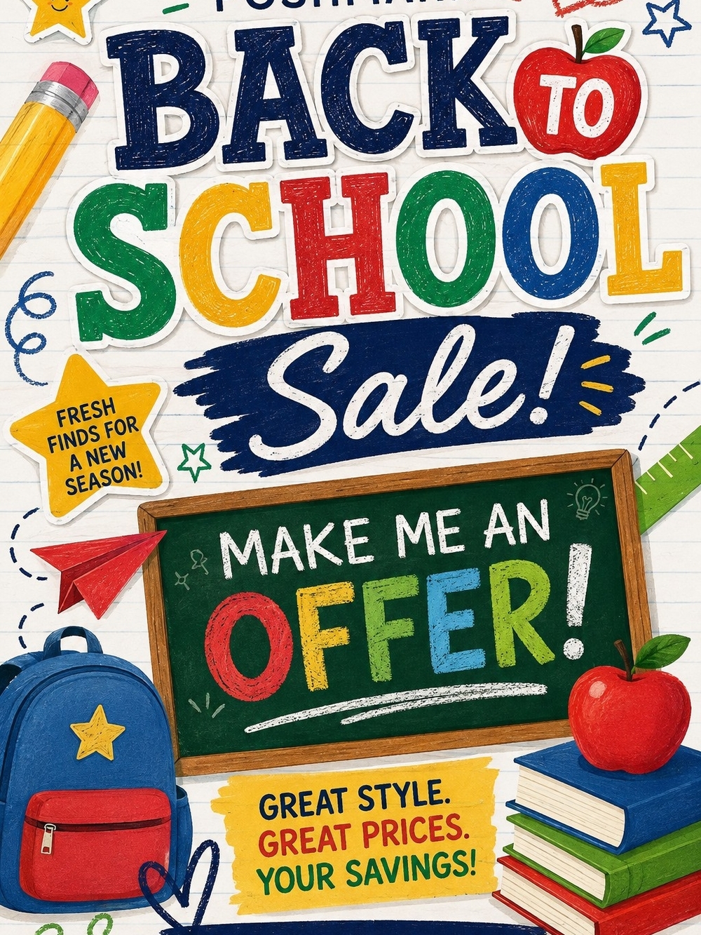 Back To School - Make An Offer